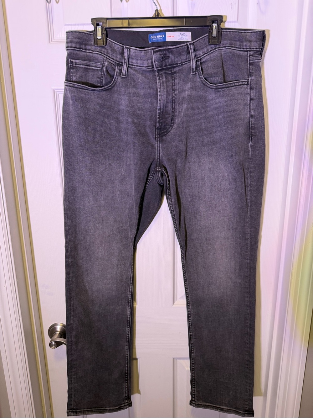 Old Navy Men's Charcoal Straight Jeans